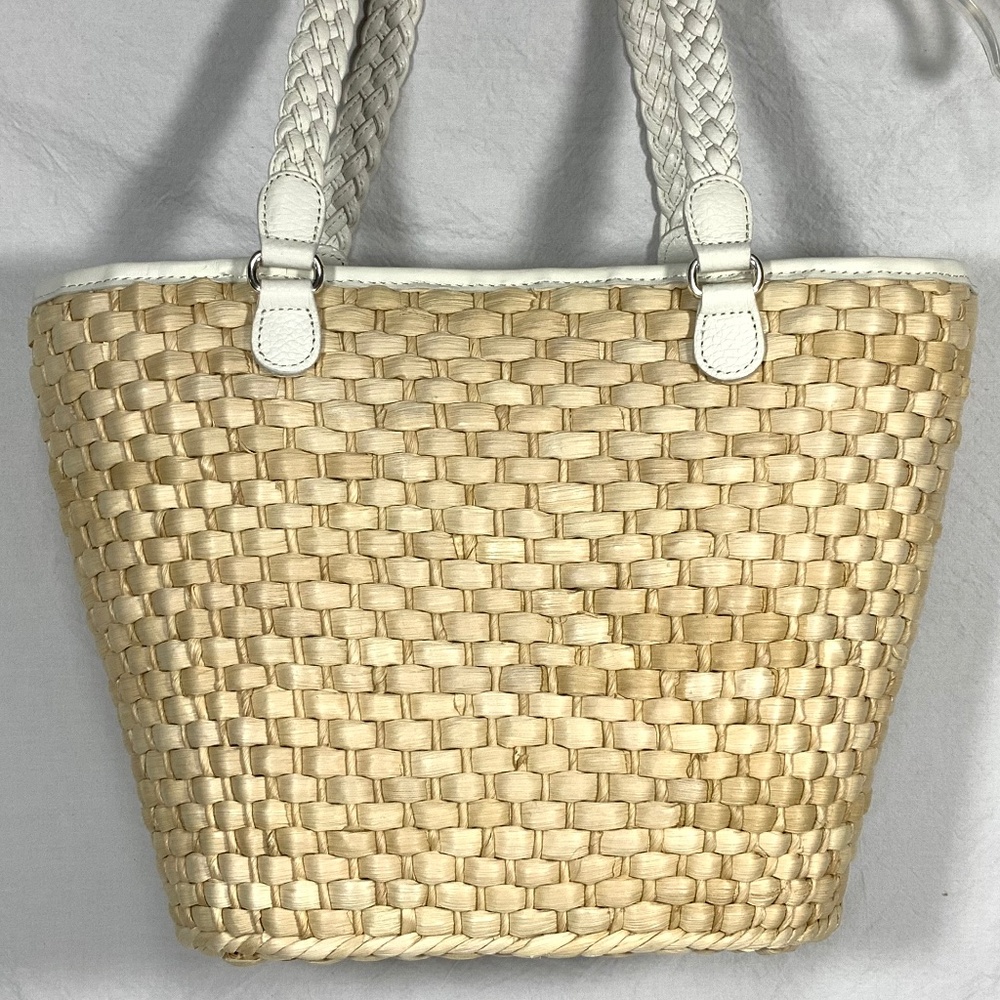 NWOT - Brighton Straw Bag and matching Wallet - Floral - Picture 3 of 16